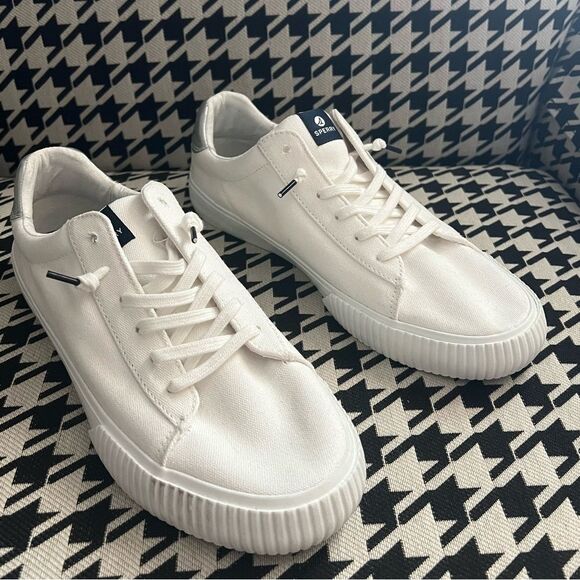 Sperry Seabed Canvas Sneakers-Women's Size 9 - Picture 1 of 6